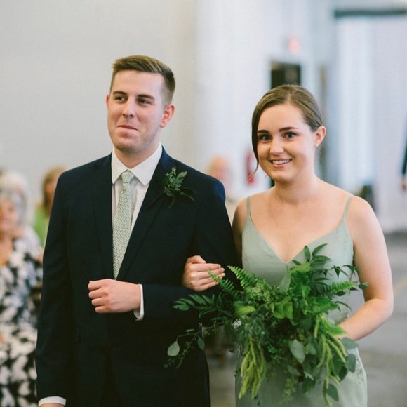 Sage Bridesmaid Dress - Picture 4 of 6